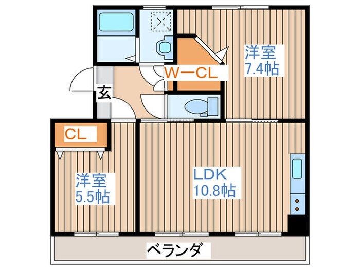 間取り図 ＫＳ宮千代Ⅱ