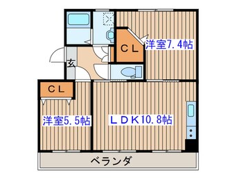 間取図 ＫＳ宮千代Ⅱ