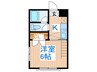 畳屋町ハイツ 1Kの間取り