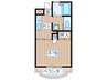 ヴェラ１８ 1Kの間取り