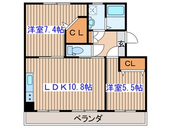 間取図 ＫＳ宮千代Ⅰ