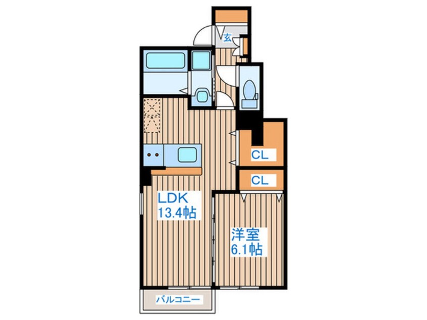 間取図 ル・リアンA