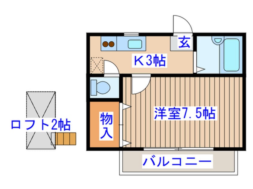 間取図 ノーブルカーサ原町