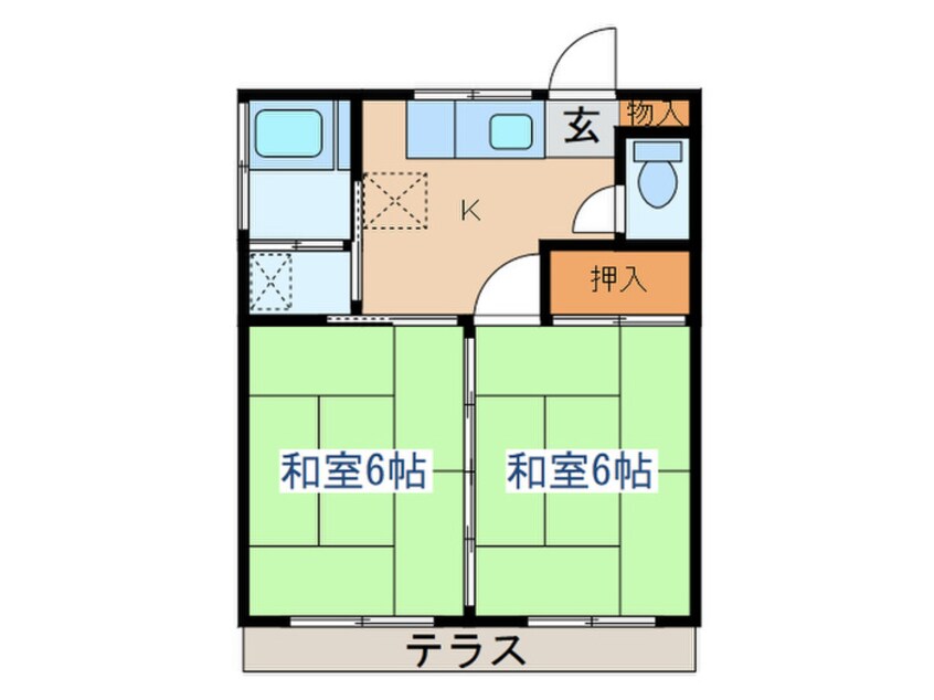 間取図 第一清京荘