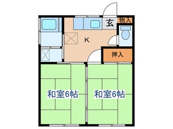 間取図 第一清京荘