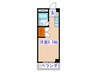 アゼリアハイツ 1Rの間取り