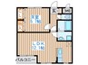 東仙台レジデンス弐番館 1LDKの間取り