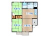 コ－ポラスＢ 3DKの間取り