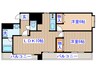 ＳＰＡＺＩＯ－Ｇ 2LDKの間取り
