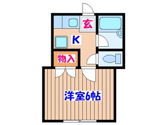 間取図 コーポくら家