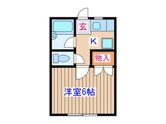 間取図 コーポくら家