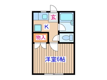 間取図 コーポくら家