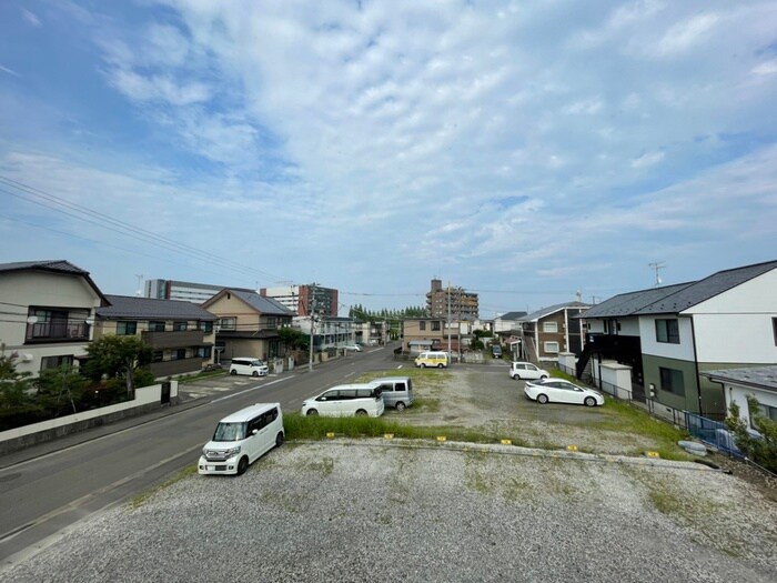 室内からの展望 コーポくら家