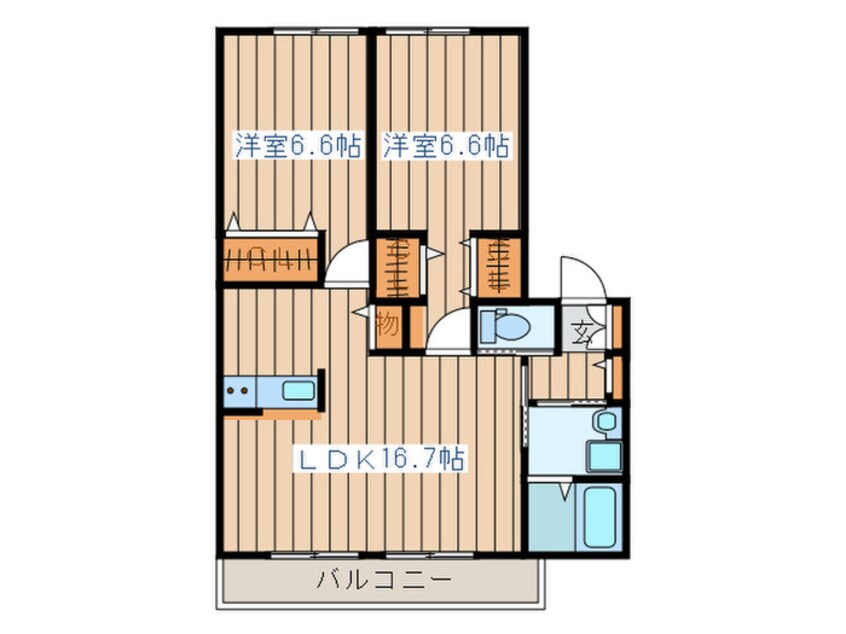 間取図 SACRA-TERRASE