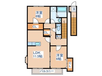 間取図 アルコイリスⅠ番館