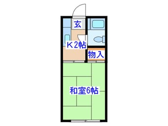 間取図 アンジュ花京院