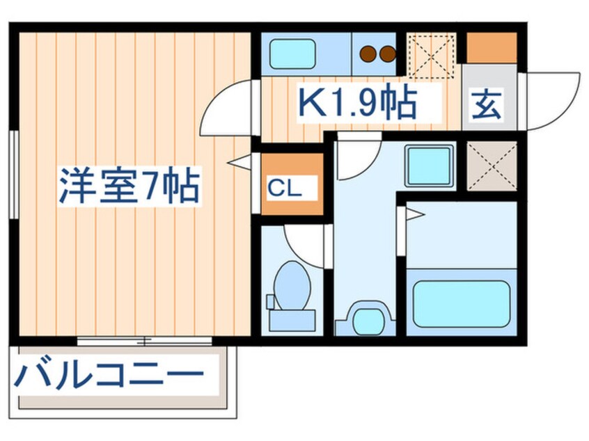 間取図 ラフィネ福室