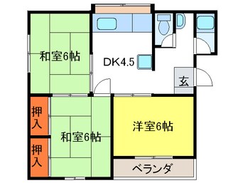 間取図 コーポ庄司
