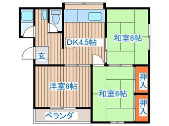 間取図 コーポ庄司