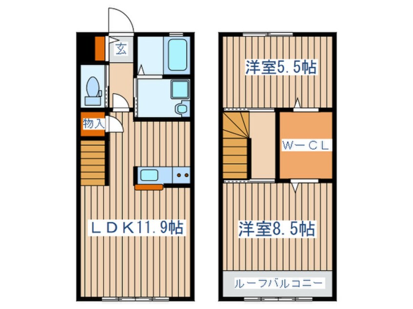 間取図 ハイムプリオーレⅡ