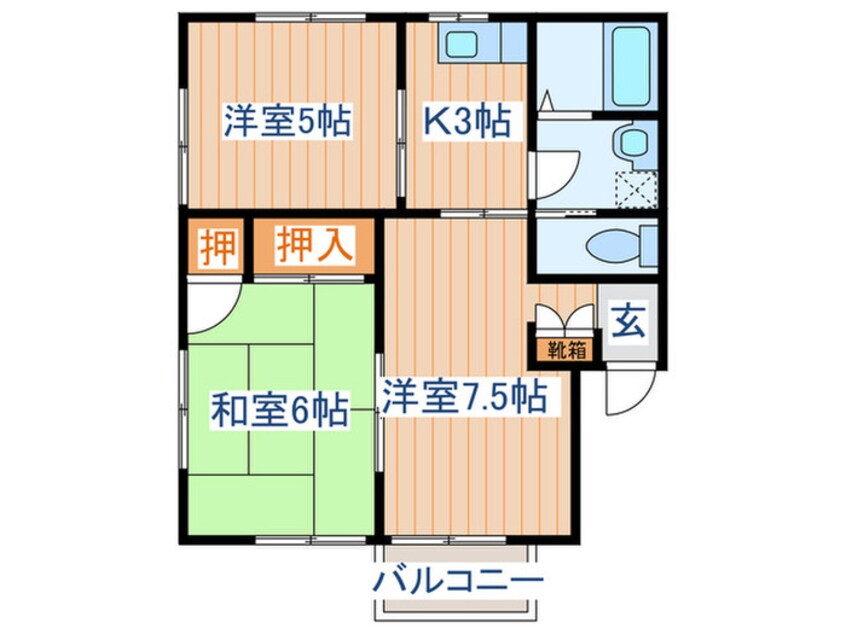 間取図 国府フェリスⅠ