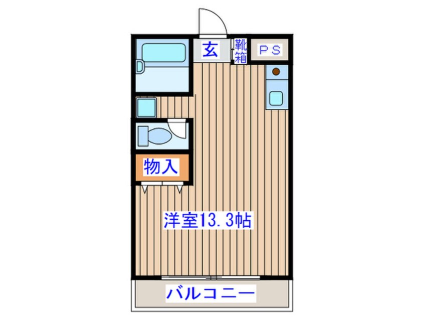 間取図 ドゥマン　レュスイール