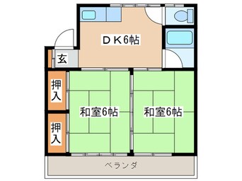 間取図 清京コーポ