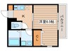 MAHARO宮町 1Kの間取り