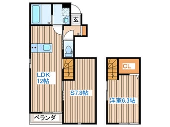 間取図 メリファ東仙台Ⅰ