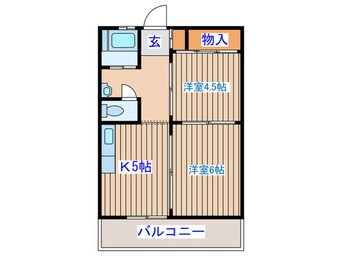 間取図 コ－ポ花壇