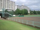 評価河原球場(公園)まで440m コ－ポ花壇