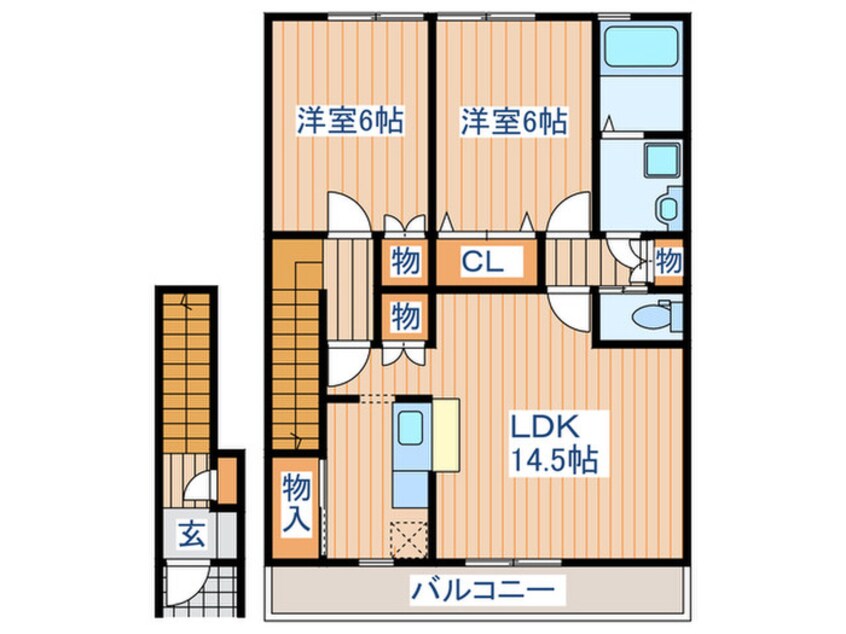 間取図 アヴァンセタウンＡ