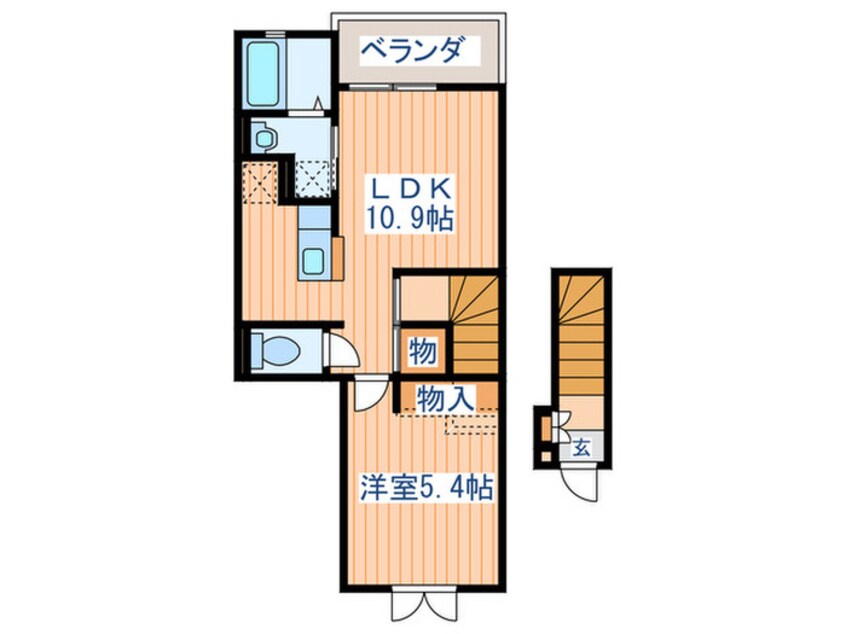 間取図 コリーヌⅡ