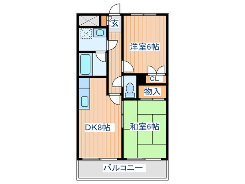 間取図 ベルシティ新富