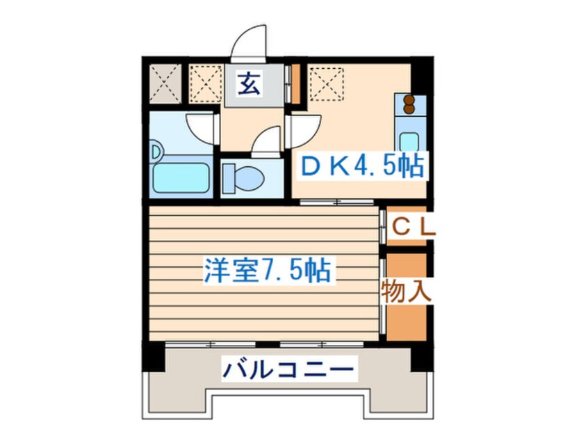 間取図 グリ－ンハピ－宮城野