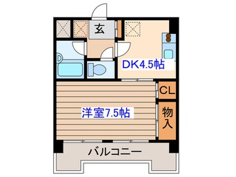間取図 グリ－ンハピ－宮城野