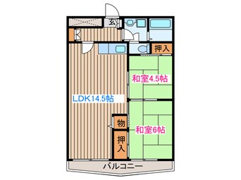 間取図 成田ハイツ