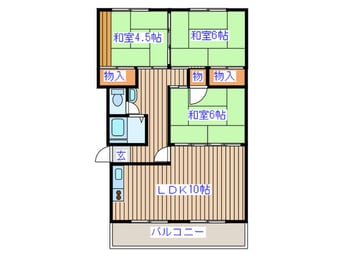 間取図 ヴィラ伊藤