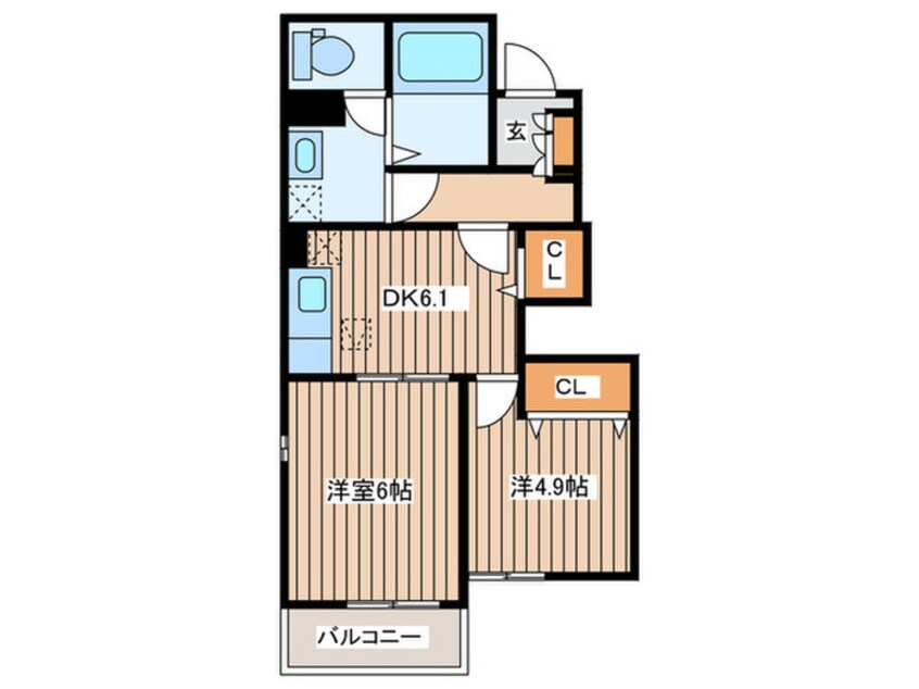 間取図 サンスクエアM
