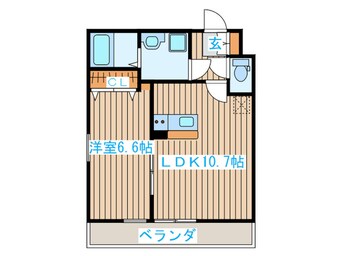 間取図 アルベルーチェ八幡