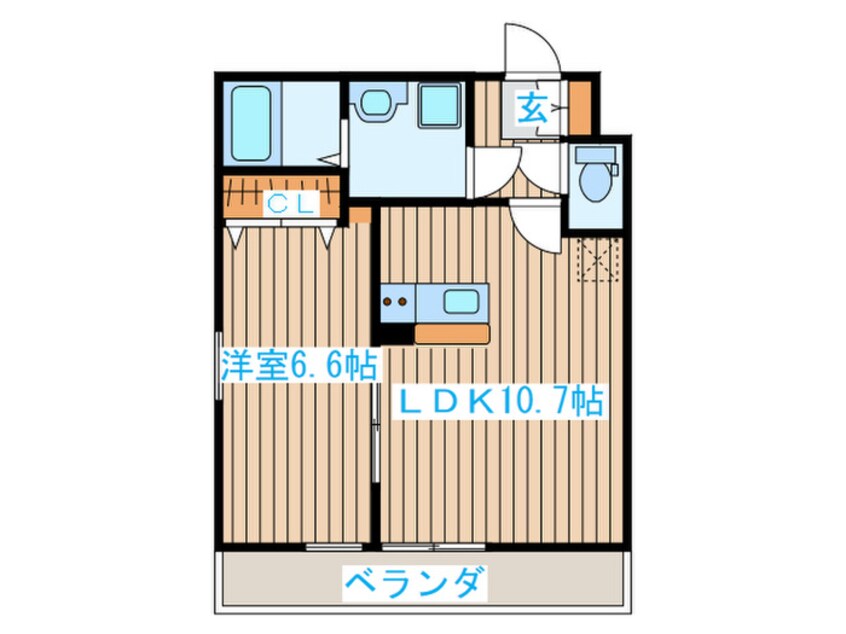 間取図 アルベルーチェ八幡