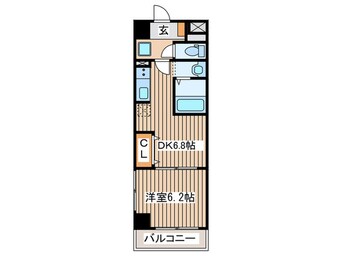 間取図 シティ連坊Ⅶ