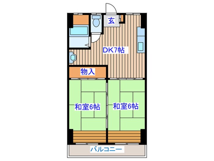間取り図 小田原ハイツ