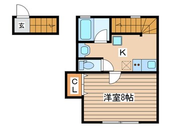 間取図 アスコット二軒茶屋