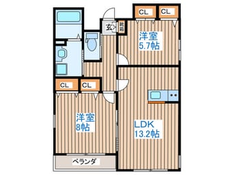 間取図 ドゥ・エスポワール