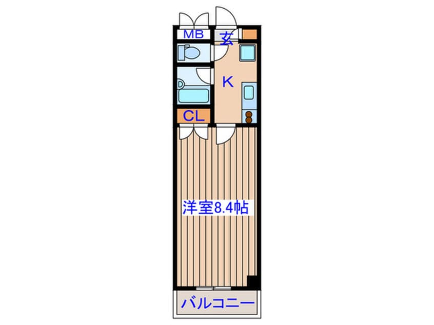 間取図 プラウドフラット五橋
