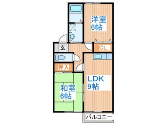 間取図 グリ－ンパ－ク大代