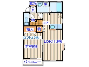 間取図 エスポワ－ルコマツⅡＡ館