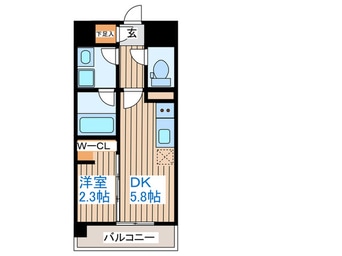 間取図 デュオフラッツ仙台木町通エアリ