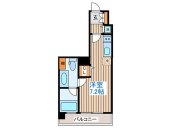 間取図 デュオフラッツ仙台木町通エアリ